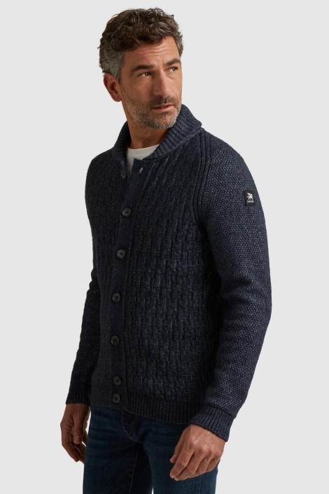 Vanguard button jacket wool blend